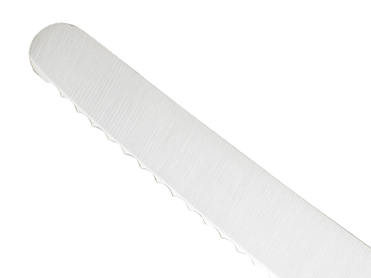 Mercer Culinary Millennia Chef Knife, 12-Inch, 10-Inch, Wide Wavy Edge Bread Knife, Black M23210