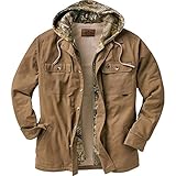 Legendary Whitetails Men's Voyager Hooded Shirt Jacket Oak Medium