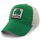 Boston Mesh Cap Shamrock Celtic Design (Green)