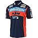 Troy Lee Designs Official Team KTM Licensed Pit Polo Shirt (Medium, Navy)