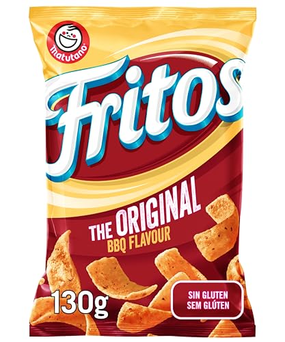 Fritos Original, snack sabor a barbacoa, bolsa individual de aperitivo, 130 gr