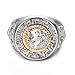 Yoursfs Stainless Steel Rings For Men Knight Ring Cool Stylish Jewelry