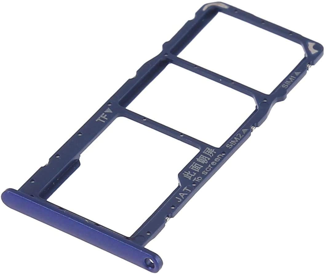 Trolley Tray Tray Holder Nano Sim1+ SIM 2 + SLOT SLOT Memory Micro Sd CARD Compatible for HUAWEI Y6S / JAT-L41 (Blue)