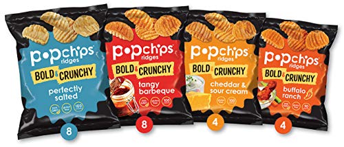 2 Popchips+Ridged+Potato+Variety+Flavors