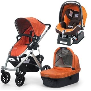 uppababy vista with peg perego car seat