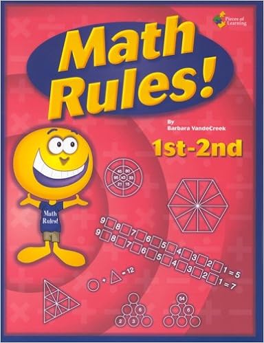 Amazon Com Math Rules 1st 2nd Grade 25 Week Enrichment Challenge Now Includes Pdf Of Book 9781880505793 Barbara Vandecreek Books