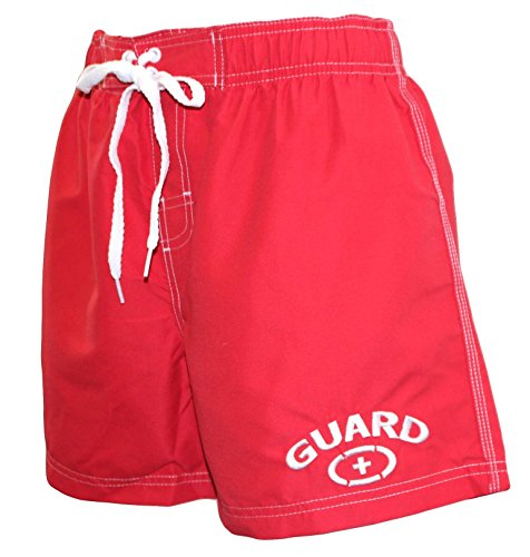 Adoretex Women's Guard Board Short Swimwear - FGB06 - Red - XL