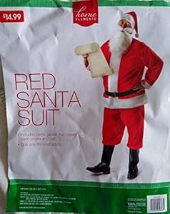 Red Santa Suit, One Size Fits Most