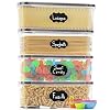 Pasta Storage Containers for Pantry – Airtight & BPA-Free Plastic, Ideal for Pasta, Spaghetti & Noodles, Kitchen Pantry…