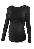 Rnxrbb Women V Neck Maternity Shirts Long Sleeve