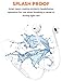 Bluetooth Earphones, Bluetooth 4.1 Headphones, Wireless Sports Headphones, Noise Cancelling Headphones, Earbuds with Mic for iPhone X / 10/8 Plus / 7/7 Plus/Samsung S8 / S7 / Note 8 / LG/HTC