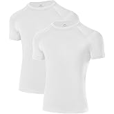 Niksa 1/2/3 Pack Boys Compression Shirt, Youth Athletic Quick Dry Undershirt Kids Sport Base Layer for Baseball Football