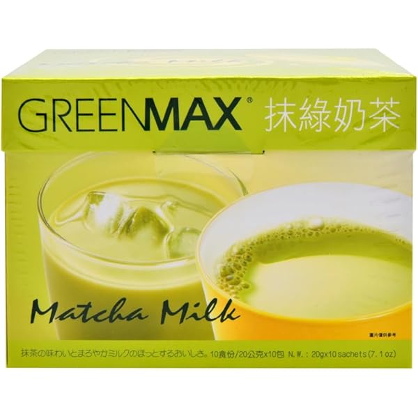 Amazon.com: greenmax matcha milk (instant green milk tea) - 7oz