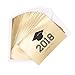 Hallmark Graduation Thank You Notes, 20 Notecards and 20 Envelopes (2018 Gold and Black Mortarboard)