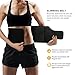 Waist Trimmer, Fullmosa Waist Trainer Ab Belt & Weight Loss & Slimming Fitness Belt,Lower Back/Lumbar/Abdominal Muscle Support, Stomach Fat Burner, Sauna Effect for Men and Women -B-S