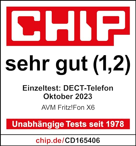 FRITZ!Fon X6 Black DECT-Komforttelefon (hochwertiges Farbdisplay, HD-Telefonie, Full-Duplex-Freisprechen, Steuerung FRITZ!Box-Funktionen), schwarz, deutschsprachige Version 8