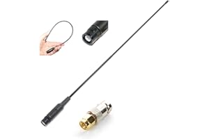 AECREATIVE Wide-Band Scanner Antenna for Uniden SDS100 BCD436HP BCD396XT BC346XT BC75XLT BC125AT BR330T Whistler TRX-1 WS1040 WS1080 RadioShack Pro Icom IC-R30 IC-RX7 AOR Alinco DJ-X11 DJ-X7T