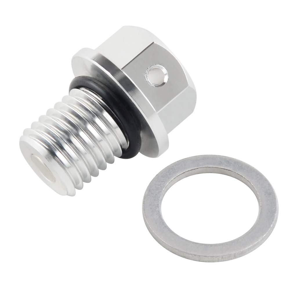 Win By - M12 CNC Oil Drain Plug Bolt For Kawasaki Ninja 250R 300 400R 600R ZX6R ZX7R ZX9R ZX10R ZX12R ZX14R Versys 650 1000