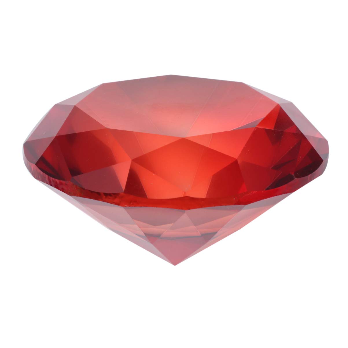 Holibanna 3.15 Inch Artificial Diamond Decorative Ornament Acrylic Crystal for Wedding Party Home Bridal Shower Table Decoration