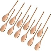 Kitchen Wooden Spoons Mixing Baking Serving Utensils Puppets 12 In - 12 Pack