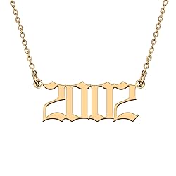 GR859C 18k Gold Plated My Best Friends Birth Year