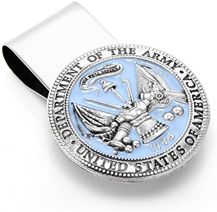 Pewter U.S. Army Money Clip