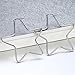 MengPa Hoop Earrings for Women Black Gold Plated Loops Drop Earring Fashion Jewelry (Star-Silver-56mm) G3333S