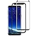 acetend Galaxy S8 Screen Protector,Samsung S8 Tempered Glass Protector,Case Friendly,3D Curved,HD Clear,Scratch Resistant,Bubble Free,Glass Screen Protector for Samsung Galaxy S8 5.8
