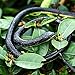 HDHF 8 Pieces Large Rubber Snakes 52 Inches and 31 Inches Realistic Fake Snakes Black Mamba Snake Toys for Garden Props to Keep Birds Away, Pranks, Swimming Pool Decorations Halloween Scary Toys