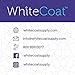White Coat Dual Head Stethoscope, Lightweight and Acoustical with Protective Case – Jet Black Plus LED Pen Light Pupil Gauge