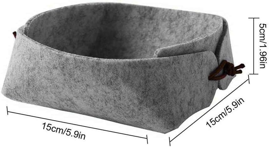 Dough.Q - Caja de Fieltro para Guardar CD y cosméticos: Amazon.es: Hogar