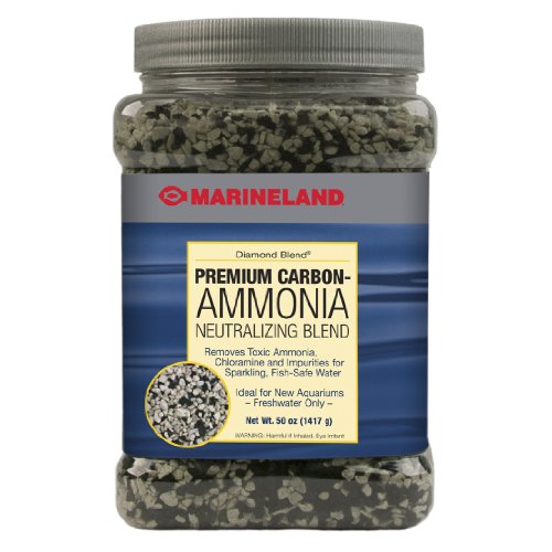 Marineland PA0392 Diamond Blend Activated Carbon/Ammonia Neutralizing Crystals, 50-Ounce, 1417-Gram