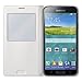 Samsung Galaxy S5 Case S View Flip Cover Folio, White