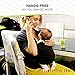 Simply Life Baby Wrap Carrier - Flexible Adjustable Wrap Around Sling, Infant Carriers for Men and Women, Suitable for Newborn and Toddlers Up to 35 Lbs, Nursing Cover Swaddle Blanket - Large, Black