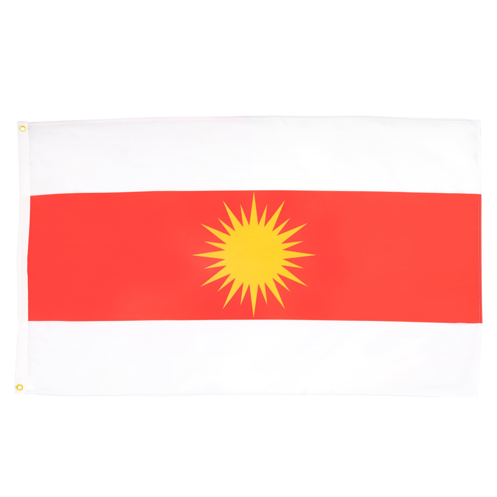 AZ FLAG - Yazidism New Flag - 3x5 Ft - 100D Polyester Yazidis - Yezidi Banner with Two Metal Grommets - Fade Resistant - Vivid Colors - 3' x 5' Feet - 150x90 Cm
