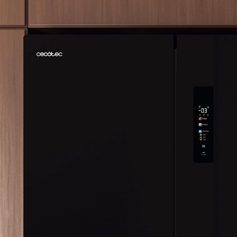 Réfrigérateur Américain 4 Portes Bolero CoolMarket 4D 503 Black