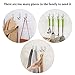 HOMEIDEAS Bathroom 3M Self Adhesive Hook for Towel and Robe,Decorative Wall Adhesive Hooks for Home Kitchen Coats Hats Keys,Brushed Stainless Steel,Pack of 6