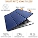 iPad Pro 10.5 Case 2017 Released, DTTO Smart Cover Case with Ultra Slim Lightweight Anti-Scratch Non-Slip Flexible Soft TPU Back Cover for iPad Pro 10.5 inch 2017[Auto Sleep/Wake],Navy Blue