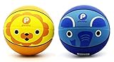 Picador Cartoon Design Basketball Size 3 Combo Pack Lion + Elephant