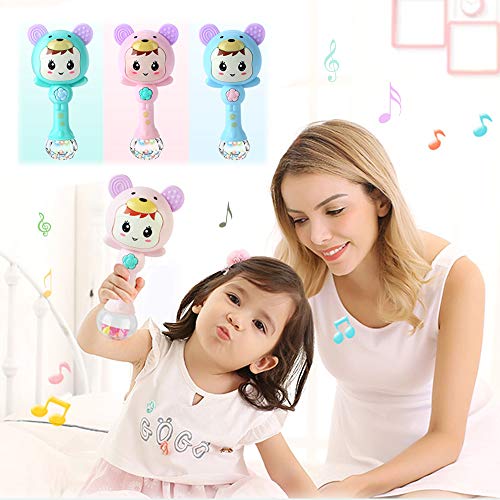 LOFEE Baby Toys 3-12 Months Musical Toy for 6-12 Months Baby Boy, Infant Toy Rings Baby Toys Teething Rattle Toy for 12-18 Months Toy for 3-8 Months Infant Girl Birthday Present for 12-24 Months Baby