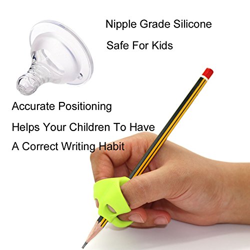 image for Pencil Grips Qingo 2018 New Finger Grip Writing Aid Grip Trainer Postu
