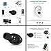 Single Wireless Earbud Bluetooth Headset in-ear Mini Invisible Bluetooth Headphone Earphone with Mic 6-Hour Playtime Magnetic USB Charger Sweatproof Sport Earbuds for Smartphone and Other Devices (B1)
