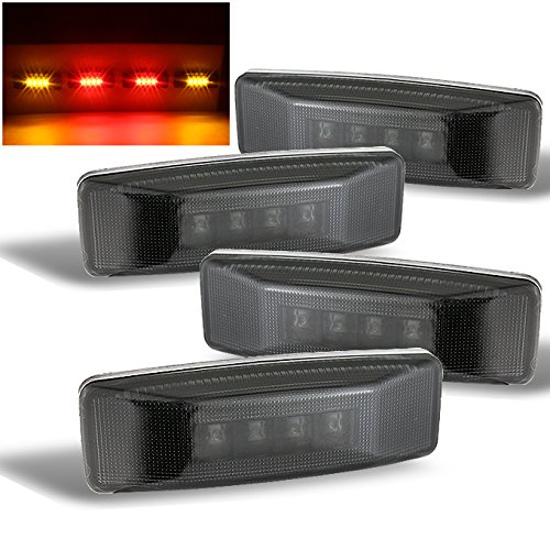 Buy For Smoked 4Pcs 19942002 Dodge Ram 3500 [Dually Model] LED Red