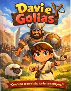 Livro Davi e Golias: com Deus ao meu lado, sou forte e corajoso