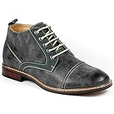 Ferro Aldo MFA-506013 Men's Gray # 506 Lace Up Cap Toe Dress Ankle Boot Shoes