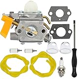 Dalom C1U-H60 Carburetor + Adjustment Tool for Ryobi Homelite 25cc 26cc 30cc S430 SS26 SS30 CS26 CS30 String Trimmer Brushcutter 985624001 308054003 985308001 3074504