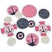 Big Dot of Happiness Ahoy - Nautical Girl - Baby Shower or Birthday Party Giant Circle Confetti - Party Decorations - Large Confetti 27 Count