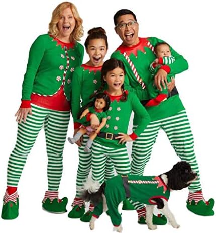 Matching Family Pjs Christmas Entire Family Jammies Cotton Pajamas Sets Best Kids Sleepwear Xmas A17