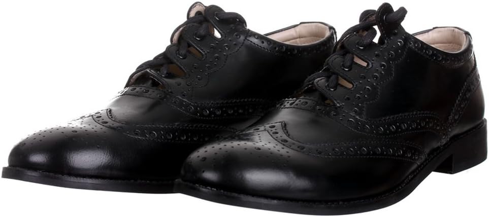 The Scotland Kilt Company Exclusive Black Ghillie Brogues Shoes - Range of Sizes