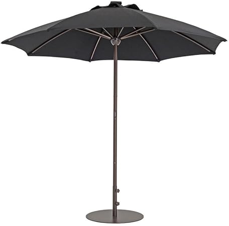 Amazon Com True Shade 9 Ft Solar Powered Automatic Market Patio Umbrella With Lights And Remote In Sunbrella Fabric Garden Outdoor